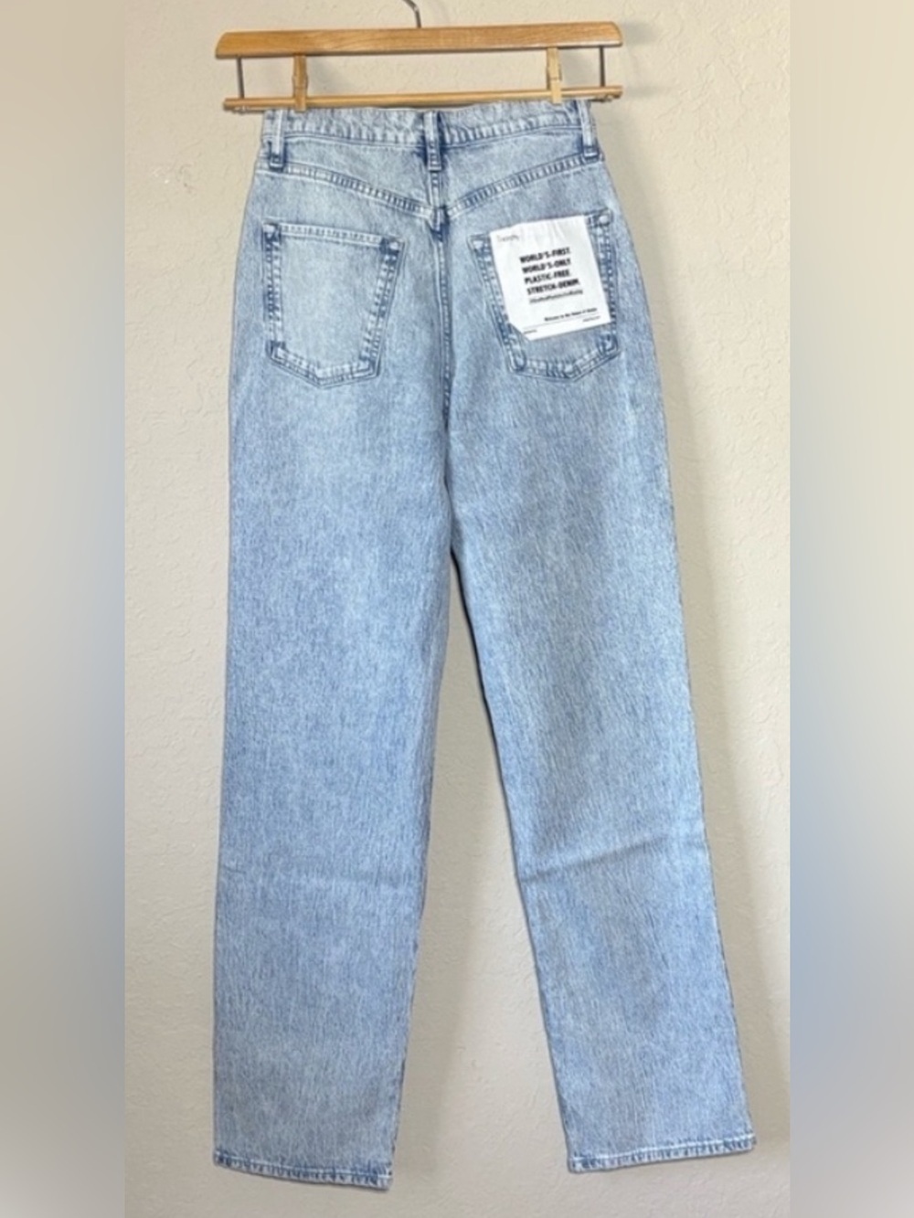 Triarchy Ms. Triarchy High Rise Straight legs Light blue Jeans - 27 Coreva NWT - Picture 4 of 12